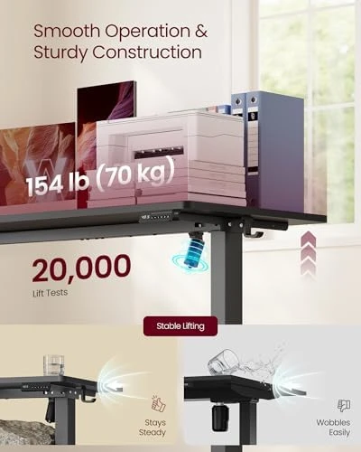 Electric Standing Desk — Standing Desk, VASAGLE