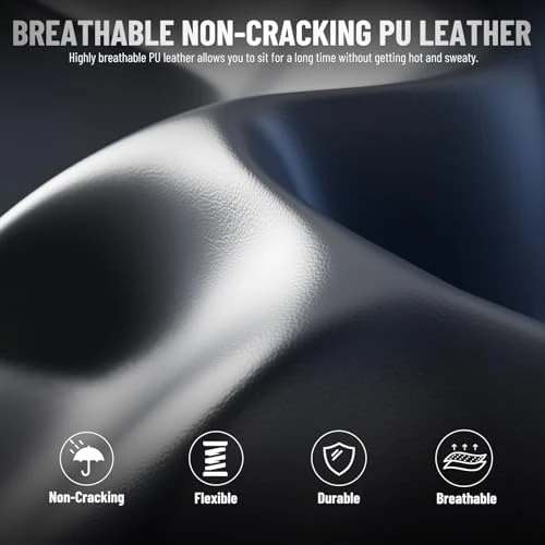 Leather Ergonomic Gaming Chair with Footrest and Linkage Armrest — Smart Chairs, Ferghana