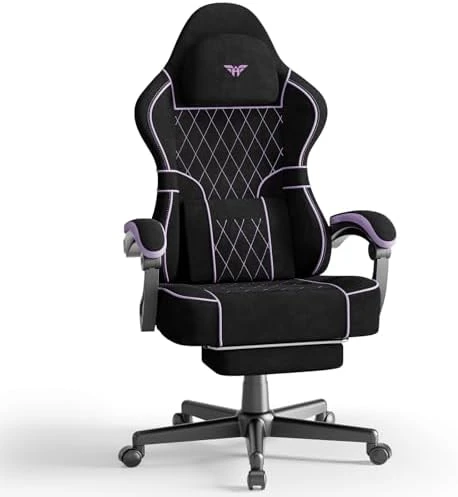 Leather Ergonomic Gaming Chair with Footrest and Linkage Armrest — Smart Chairs, Ferghana