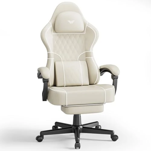 Leather Ergonomic Gaming Chair with Footrest and Linkage Armrest — Smart Chairs, Ferghana