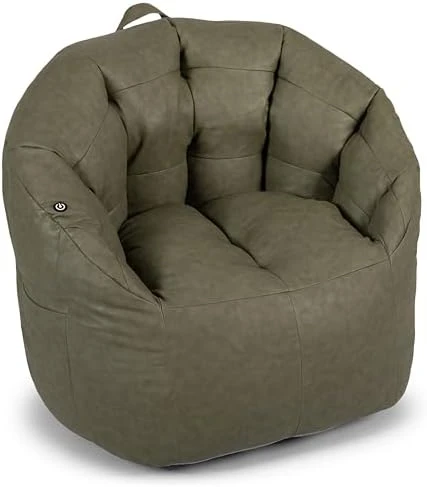 Milano w/ Vibe Vibrating Massage Bean Bag Chair — Massage Chairs, Big Joe