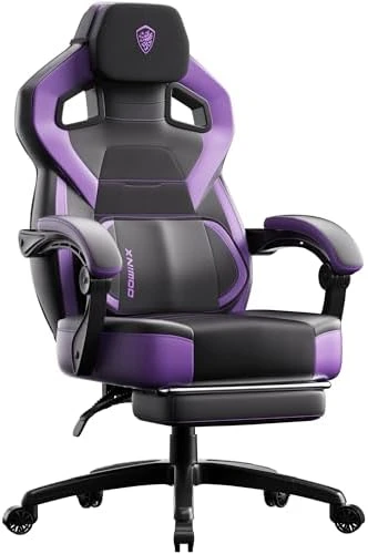 PU Leather Gaming Chair with Footrest — Smart Chairs, Dowinx
