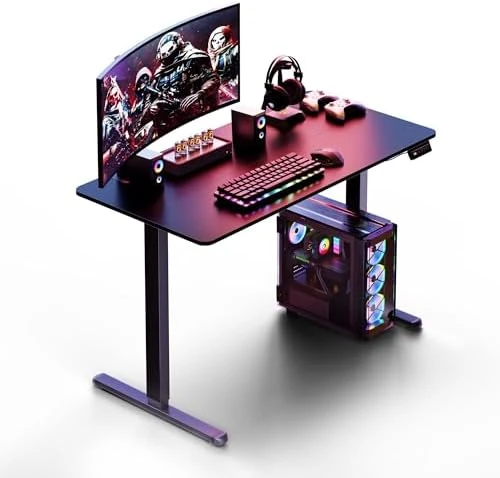 Standing Desk, 71x31 Inch Height Adjustable Electric Sit Stand Desk, Ergonomic Rising Computer Table, Modern Lift Gaming... — Standing Desk, Shintenchi