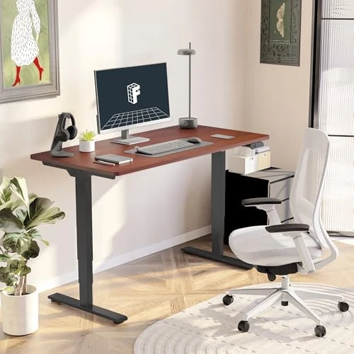 3-Stage Dual Motor Electric Standing Desk 55 x 28 — Standing Desk, FLEXISPOT