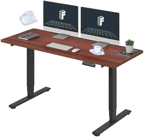 3-Stage Dual Motor Electric Standing Desk 55 x 28 — Standing Desk, FLEXISPOT