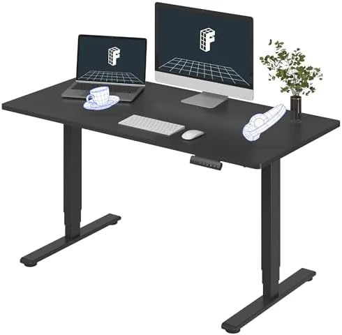 3-Stage Dual Motor Electric Standing Desk 55 x 28 — Standing Desk, FLEXISPOT