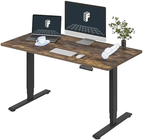 3-Stage Dual Motor Electric Standing Desk 55 x 28 — Standing Desk, FLEXISPOT