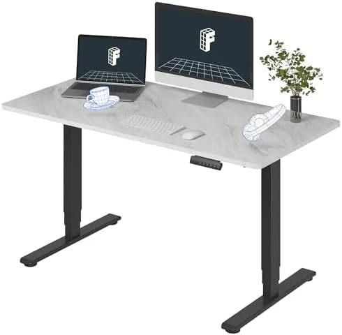 3-Stage Dual Motor Electric Standing Desk 55 x 28 — Standing Desk, FLEXISPOT