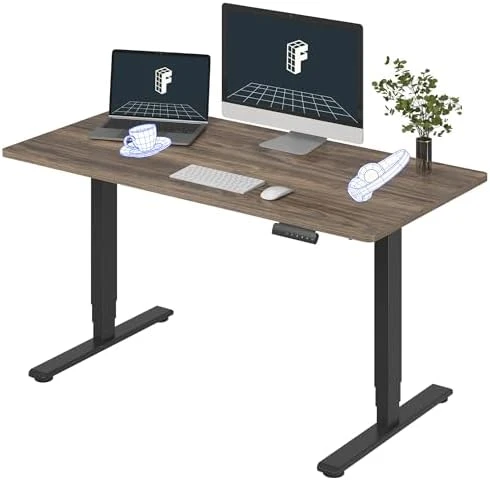 3-Stage Dual Motor Electric Standing Desk 55 x 28 — Standing Desk, FLEXISPOT