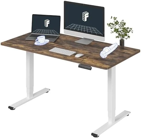 3-Stage Dual Motor Electric Standing Desk 55 x 28 — Standing Desk, FLEXISPOT
