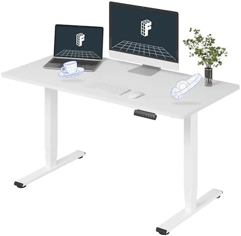 3-Stage Dual Motor Electric Standing Desk 55 x 28 — Standing Desk, FLEXISPOT
