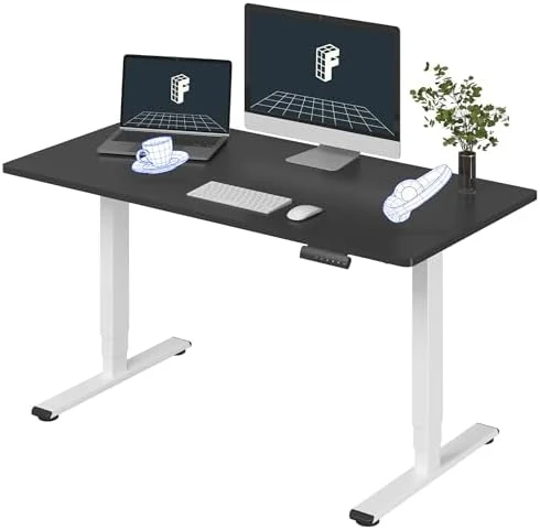 3-Stage Dual Motor Electric Standing Desk 55 x 28 — Standing Desk, FLEXISPOT