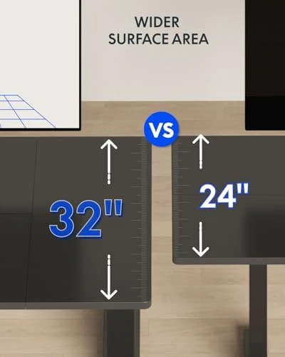 63x32 Inch Electric Large Standing Desk — Standing Desk, FLEXISPOT