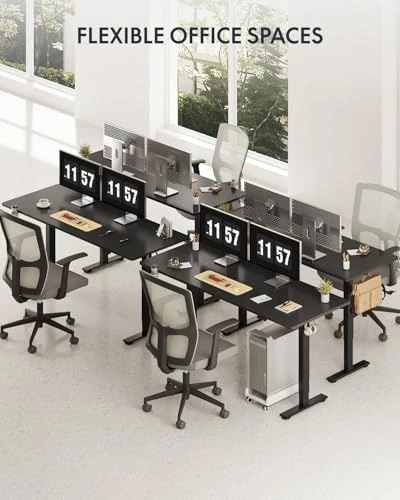 63x32 Inch Electric Large Standing Desk — Standing Desk, FLEXISPOT