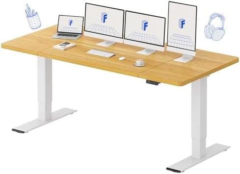 63x32 Inch Electric Large Standing Desk — Standing Desk, FLEXISPOT
