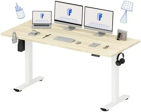 63x32 Inch Electric Large Standing Desk — Standing Desk, FLEXISPOT