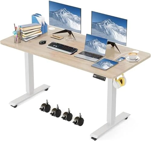 Electric Standing Desk 70 x 27 Inches Adjustable Height — Standing Desk, KORGOL