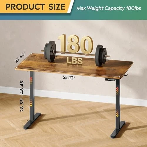 Electric Standing Desk, Adjustable Height Stand up Desk — Standing Desk, DEVAISE