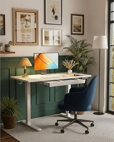 Electric Standing Desk with Drawers — Standing Desk, Visit the ErGear Store