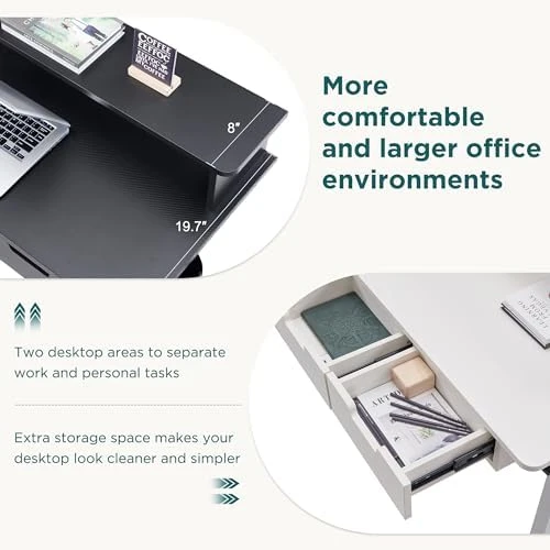 L-Shaped Electric Standing Desk — Standing Desk, RedLemon