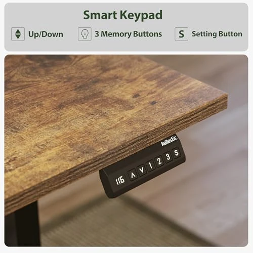 L Shaped Standing Desk 63 x 55 inch Adjustable Height, Electric Corner Standing Desk, Sit Stand Computer Table with... — Standing Desk, Agilestic