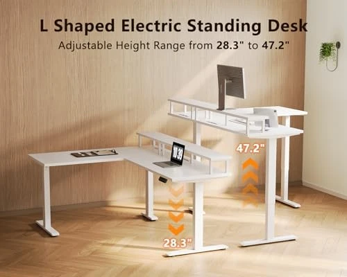 L-Shaped Standing Desk — Standing Desk, AODK