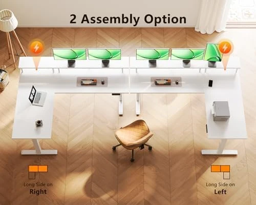 L-Shaped Standing Desk — Standing Desk, AODK