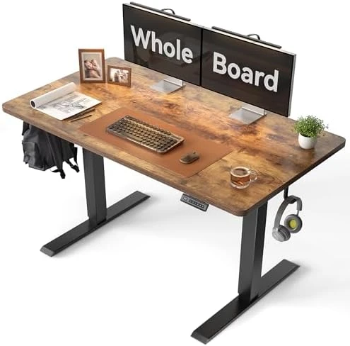 Large One-Piece Standing Desk with Electric Height Adjustment — Standing Desk, CubiCubi