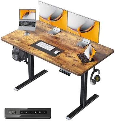 Large One-Piece Standing Desk with Electric Height Adjustment — Standing Desk, CubiCubi