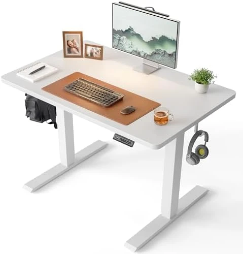 Large One-Piece Standing Desk with Electric Height Adjustment — Standing Desk, CubiCubi