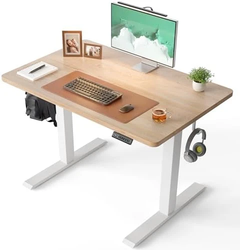 Large One-Piece Standing Desk with Electric Height Adjustment — Standing Desk, CubiCubi
