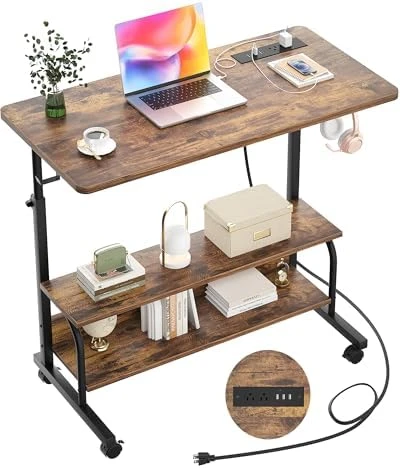 Rolling Standing Desk with Power Outlets — Standing Desk, Armocity