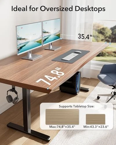 Standing Desk Frame with Powerful Brushless Motor — Standing Desk, HUANUO