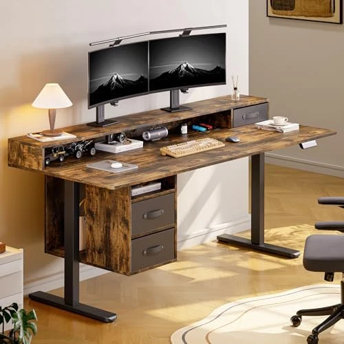 Standing Desk with Drawers — Standing Desk, ONBRILL