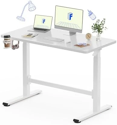 Adjustable Standing Desk with Wheels — Standing Desk, FLEXISPOT
