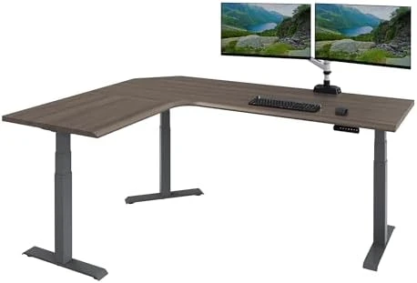 ComfortEdge 80x60 L-Shape Electric Standing Desk — Standing Desk, Vari