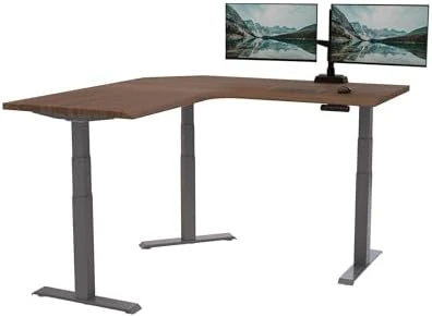 ComfortEdge 80x60 L-Shape Electric Standing Desk — Standing Desk, Vari