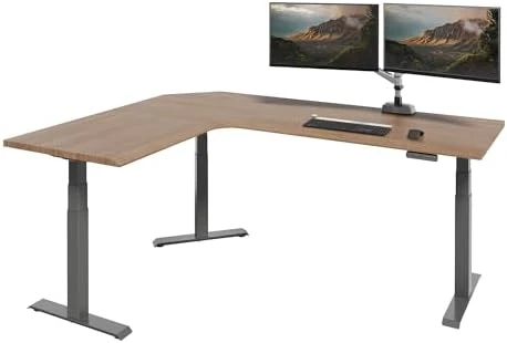 ComfortEdge 80x60 L-Shape Electric Standing Desk — Standing Desk, Vari