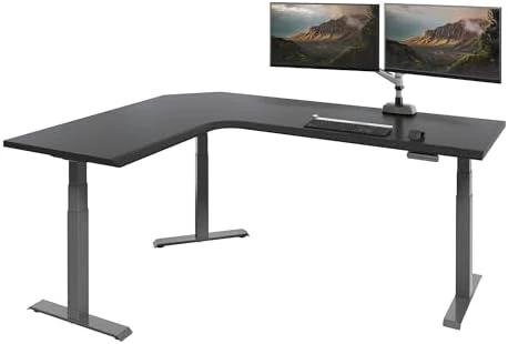ComfortEdge 80x60 L-Shape Electric Standing Desk — Standing Desk, Vari