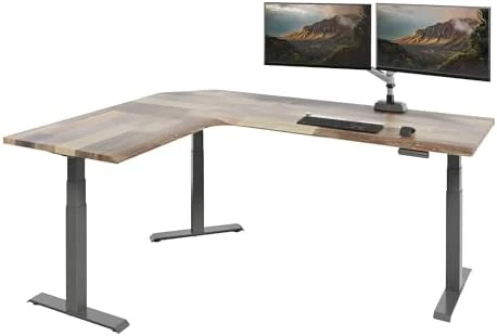 ComfortEdge 80x60 L-Shape Electric Standing Desk — Standing Desk, Vari