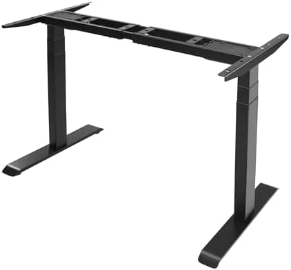 Dual Motor Electric Standing Desk Frame 3 Tier Legs Height Adjustable Handset with USB A+C Ports — Standing Desk, Fromann