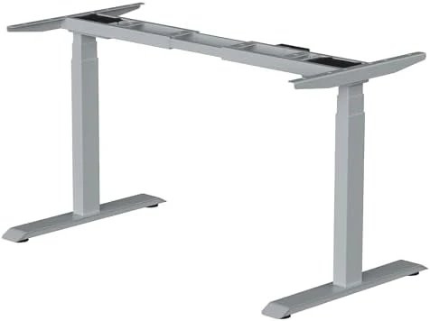 Dual Motor Electric Standing Desk Frame 3 Tier Legs Height Adjustable Handset with USB A+C Ports — Standing Desk, Fromann