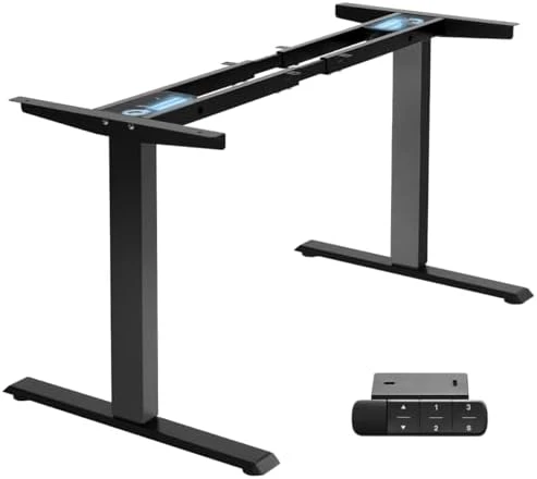 Dual Motor Electric Standing Desk Frame — Standing Desk, TopSky