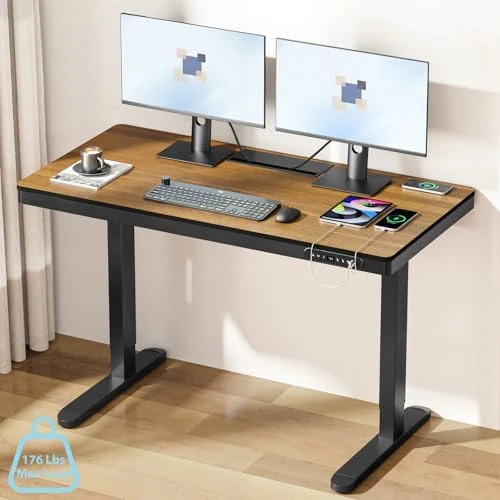 Electric Standing Desk with Drawer and Wireless Charging — Standing Desk, ERGO COLLECT