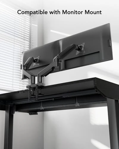 Electric Standing Desk with Drawers — Standing Desk, HUANUO