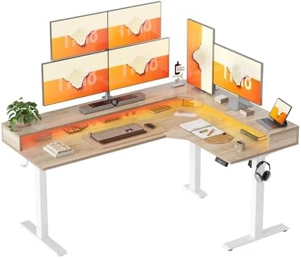 L Shaped Standing Desk — Standing Desk, TIQLAB