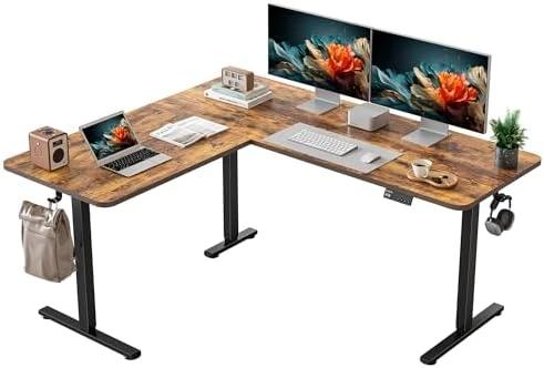 L Shaped Standing Desk — Standing Desk, YIHAYO