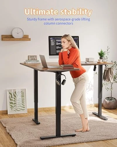 L Shaped Standing Desk — Standing Desk, YIHAYO