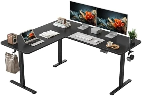 L Shaped Standing Desk — Standing Desk, YIHAYO