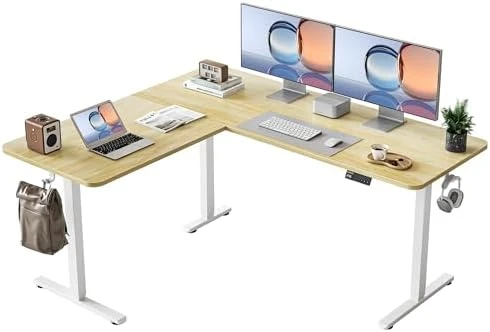 L Shaped Standing Desk — Standing Desk, YIHAYO